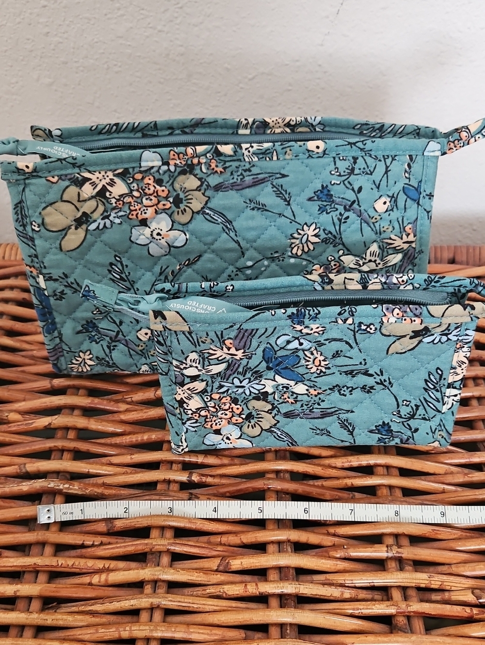 Vera Bradley Make Up / Toiletry Bag Set